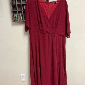 SHEIN maroon XXL long dress